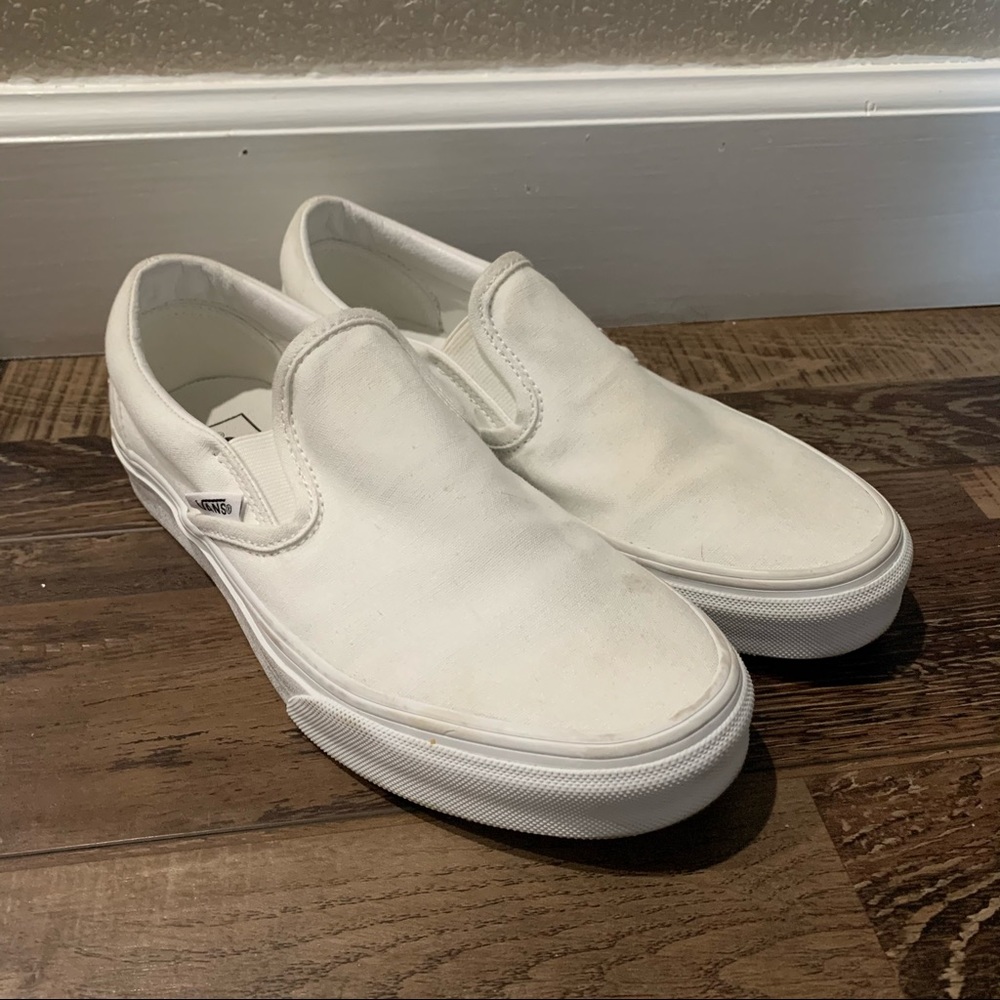 White vans women sz 7.5